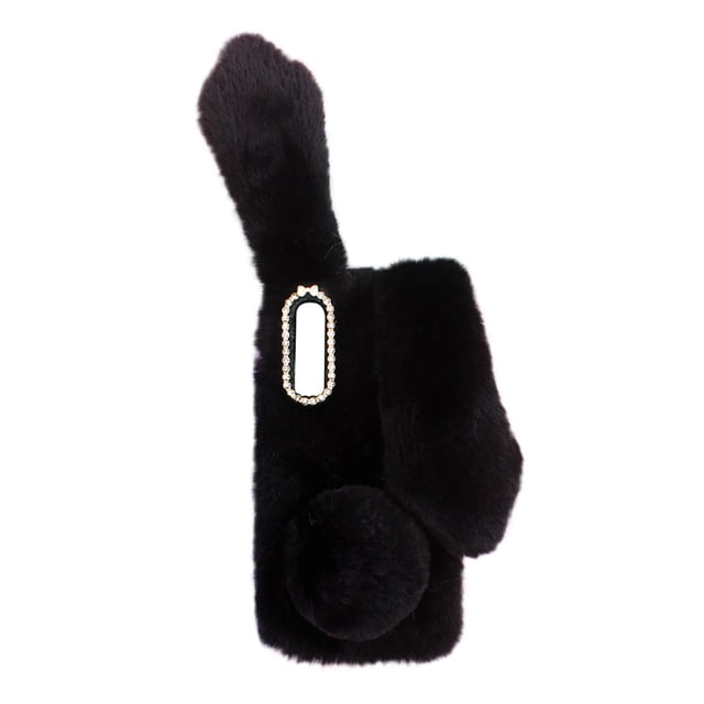 MasteelfCA Plush Rabbit Phone Protector Decorative Phone Case Compatible for Moto G Power