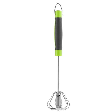 

Egg Whisk Stainless Steel Hand Push Whisk Blender Egg Agitator Egg Beater