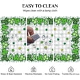 thumbnail image 3 of St. Patrick''s Day Tablecloth Rectangle 60x84 Inch, Saint Patrick''s Day Shamrock Tablecloth Buffalo Plaid Eucalyptus Table Cloth Decor for Dinner Party Picnic, 3 of 5