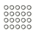 thumbnail image 3 of 100 Pcs  Stainless Steel Metal Gasket Round Spacer Bead for DIY Screw Accessories Supplies Jewelry Makings (Silver), 3 of 6