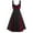 Black, variant on Enjoytime Womens Gothic Dress Lace Patchwork Black Dresses for Women Sleeveless High Waisted Party Dresses for Women 2025
