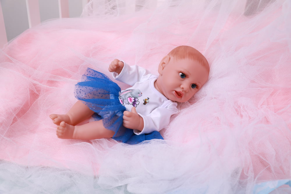 12in Reborn Baby Dolls Full Body Vinyl Silicone Girl Doll Realistic Newborn Gift 