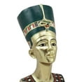 thumbnail image 6 of Golden Ancient Egyptian Queen Nefertiti Bust Statue 9.75"Tall Wife Of Pharaoh, 6 of 7