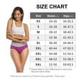 thumbnail image 5 of wirarpa Underwear for Women High Waist Briefs Ladies Plus Size Panties 4 Pack Sizes 5-10, 5 of 5