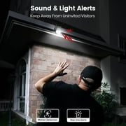 AOSU 3K/5MP Security Camera with Spotlight, 2 Way Audio, 360° View Outdoor Surveillance Camera Wired, Waterproof, Auto-Tracking, No Monthly Fee