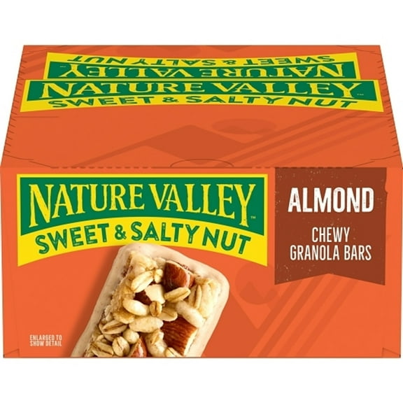 Nature Valley Sweet & Salty Nut Granola Bars Almond – 16 Pack, 1.2 oz Each