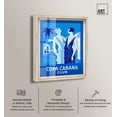 thumbnail image 2 of Blue Havana Nights Shadowbox Print Retro Fashion Decor by Art Remedy, Blonde Frame, 20 x 24, 2 of 6