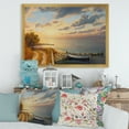 thumbnail image 3 of Designart 'Romantic Morning By The Sea' Nautical & Coastal Framed Art Print, 3 of 4