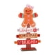 thumbnail image 1 of Decoración de escritorio de madera para árbol de Navidad, pequeña placa decorativa para estante y Estilo C, 1 of 9