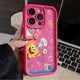 thumbnail image 3 of Funda de teléfono de silicona con estampado mate para iPhone, carcasa protectora de Anime SpongeBobs para iPhone 14, 15 Pro Max, 13, 12, 11, X, XS, XR, 7, 8 Plus, SE 2020, 3 of 5
