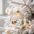 thumbnail image 5 of Light-Up Christmas Balls, Glowing Christmas Story Ornament, Light-Up Mini Holiday Scene with Warm LED Light, 5 of 7