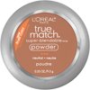 L'Oreal Paris True Match Super-Blendable Oil Free Makeup Powder, Cappuccino, 0.33 oz.