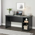 thumbnail image 2 of Pemberly Row Transitional Computer Desk with Side Compartment in Black, 2 of 6