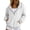 White, variant on Loose Fit Pullover Hoodie for Women,Soft Cozy Long Sleeve Sweatshirt, Casual Streetwear Fall Winter Tops