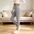 thumbnail image 5 of Sakuulaan Plus Size Thermal Leggings for Women Winter Warm Soft Pants High Waist Bottom Soft Casual Yoga Trousers, 5 of 9