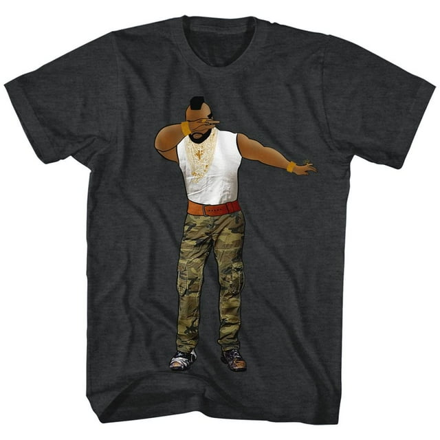 Mr. T Icons Dabbin' T-Shirt à Manches Courtes pour Adulte