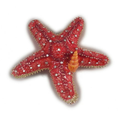 Sea Creations Starfish Jewelry Box 3.5" Pink