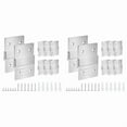 thumbnail image 1 of 2 Set 5In French Cleat Hanger Heavy Duty Metal Hanger Photo Rack Art Frame Wall Hardware Z-Barfor Hook Mirror, 1 of 7