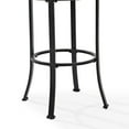 thumbnail image 4 of Highland Swivel Bar Stool in Black Gold with Black Cushion, 4 of 10