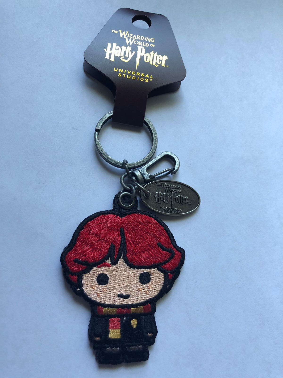 New Universal Wizarding World Of Harry Potter Embroidered Dumbledore Keychain 