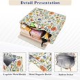 thumbnail image 3 of FORMRS Womens Corduroy Tote Bag Crossbody Shoulder Handbag with Pocket, Watercolor Wildflowers Pattern, 3 of 7