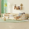 thumbnail image 3 of Generic Twin Size Floor Bed, Montessori Floor Bed with Fence, Kids Montessori Bed Twin Size, Wood Montessori Floor Bed for Kids, Girls, Boys ., 3 of 9