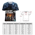 thumbnail image 2 of Dead by Daylight DBD Womens T-Shirt Round Neck Short Sleeve Tee Shirts Summer Breathable Tops Blouse XL, 2 of 8