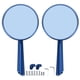 thumbnail image 1 of Espejo retrovisor retro de aleación de aluminio CNC universal para motocicleta, tamaño de montaje de 8 mm y 10 mm, azul, 1 of 14