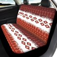 thumbnail image 3 of Pzuqiu Red Geometric Pattern Washable Car Seat Covers Set, Light Trendy Accessories Fit for most Cars, 3 of 5