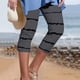 thumbnail image 2 of Gibobby Leggings Con Forro Polar Mujer Mallas 3/4 para mujer, mallas informales con estampado cintura alta para mujer, mallas atléticas, pantalones cortos entrenamiento Yoga（Gris， S), 2 of 5