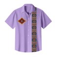 thumbnail image 5 of Hawaiian Shirt For Men, Men's Vintage Button Down Bowling Shirts Short Sleeve Summer Beach ShirtM, 5 of 5