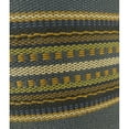 thumbnail image 2 of Plutus Chic Stripe Indigo Handmade Pillow, (16" x 16"), 2 of 2