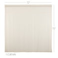 thumbnail image 3 of VHC Brands Burlap Antique White Shower Curtain, 3 of 5