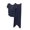 Dark Gray, variant on Wenini Women’s Solid Color Short Sleeve Casual Loungewear Set with Draped Top Loose Skirt Plus Size Pajama Set