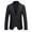 Black, variant on Vedolay Men's Blazers Casual Button Long Sleeve Work Blazer Black,M
