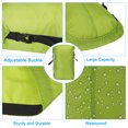 thumbnail image 3 of Unique Bargains Sac de Compression, Sac de Couchage Imperméable Taille G pour la Randonnée, Jaune Vert, 3 of 7
