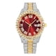 thumbnail image 1 of Fiudx Ofertas Relámpago Reloj De Moda Para Hombre Reloj De Acero Inoxidable Vestido Informal Muñeca Cristal, 1 of 2