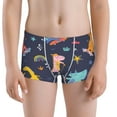 thumbnail image 5 of Yiaed Cartoon Dinosaur Scooter Sport Blue Print Boys' Boxer Briefs Cotton Casual Stretch Comfort Boys Boxers - Kids Boxer Briefs Underwear for Boys (6-18)-X-Large, 5 of 5