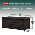 thumbnail image 6 of Keter Unity 40 Gal Grilling Bar Cart w/ Brightwood 120 Gal Storage Deck Box, 6 of 12