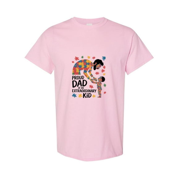 Matching Neurodiversity Awareness For A Proud Autism Dad Father Unisex T-Shirt, up to size 5XL
