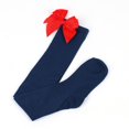 thumbnail image 5 of IWRICH Thigh High Stockings with Bow for Women Thigh High Socks over Knee for Christmas Daily Wear F, 5 of 5