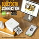 thumbnail image 2 of Nelko - Impresora de Pegatinas, PM230 para impresión, Mini portabel Bluetooth, con 3 Rollos de Papel, Mini Impresora con múltiples Plantillas para teléfono y Tablet, Color Blanco, 2 of 5