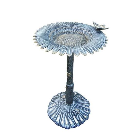 Outdoor Living and Style Sunflower Butterfly Bird Bath