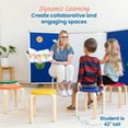 thumbnail image 5 of ECR4Kids Bentwood Stackable Stools, 12in Seat Height, Classroom Furniture, Assorted, 6-Piece, 5 of 10