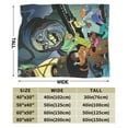 thumbnail image 2 of Scooby Doo Blanket, Super Soft Throw Blanket, Cozy Flannel Blankets For Boys Girls, Warm Blankets For Couch Sofa Bed, 50"X40", 2 of 9