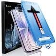 thumbnail image 1 of Protector de Pantalla HD Transparente MAGIC JOHN para iPhone 17 de 6.3" - Paquete de 2, 1 of 7