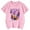 Pink, variant on Summer Graphic T Shirt For Boys Girls Round Neck Short Sleeve Tee Comfortable Casual Daily Wear Top For Ages 1 To 13 Years Childrens Shirt Sky Blue,110