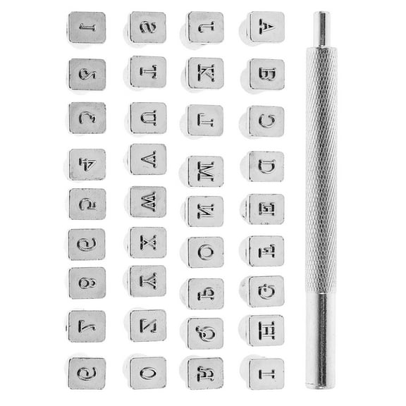 FRCOLOR  DIY Craft Stamps Number Letter Punch Leather Tools Steel Stamping Work