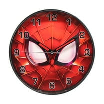 Marvel 10'' Quartz Spiderman Wall Clock, Red