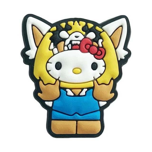 DIY su propio logotipo personalizado Jibitz Charm Pvc diseñador zueco lindo holle kitty Sanrio Croc Shoe Charms Sanrio Accesorios Jibitz